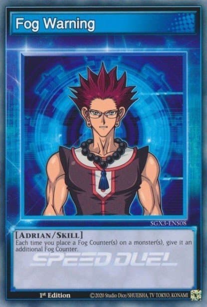 Fog Warning — Speed Duel GX: Duelists of Shadows