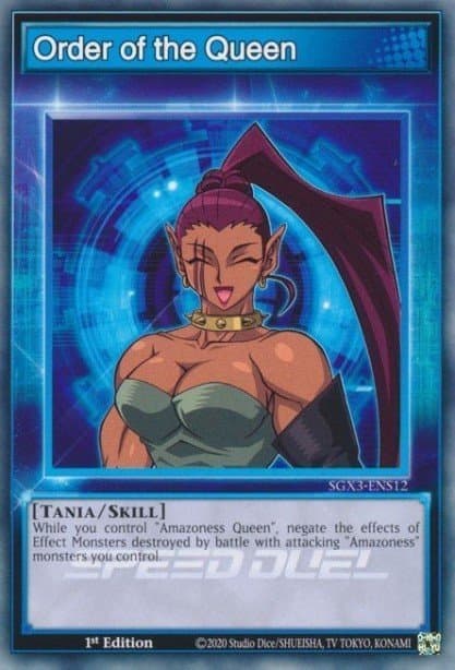 Order of the Queen — Speed Duel GX: Duelists of Shadows