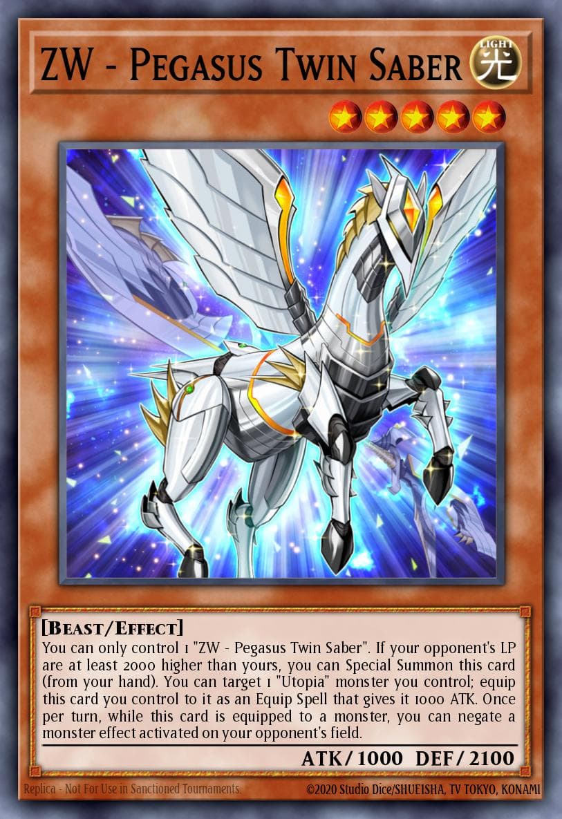 ZW - Pegasus Twin Saber — 2022 Tin of the Pharaoh's Gods