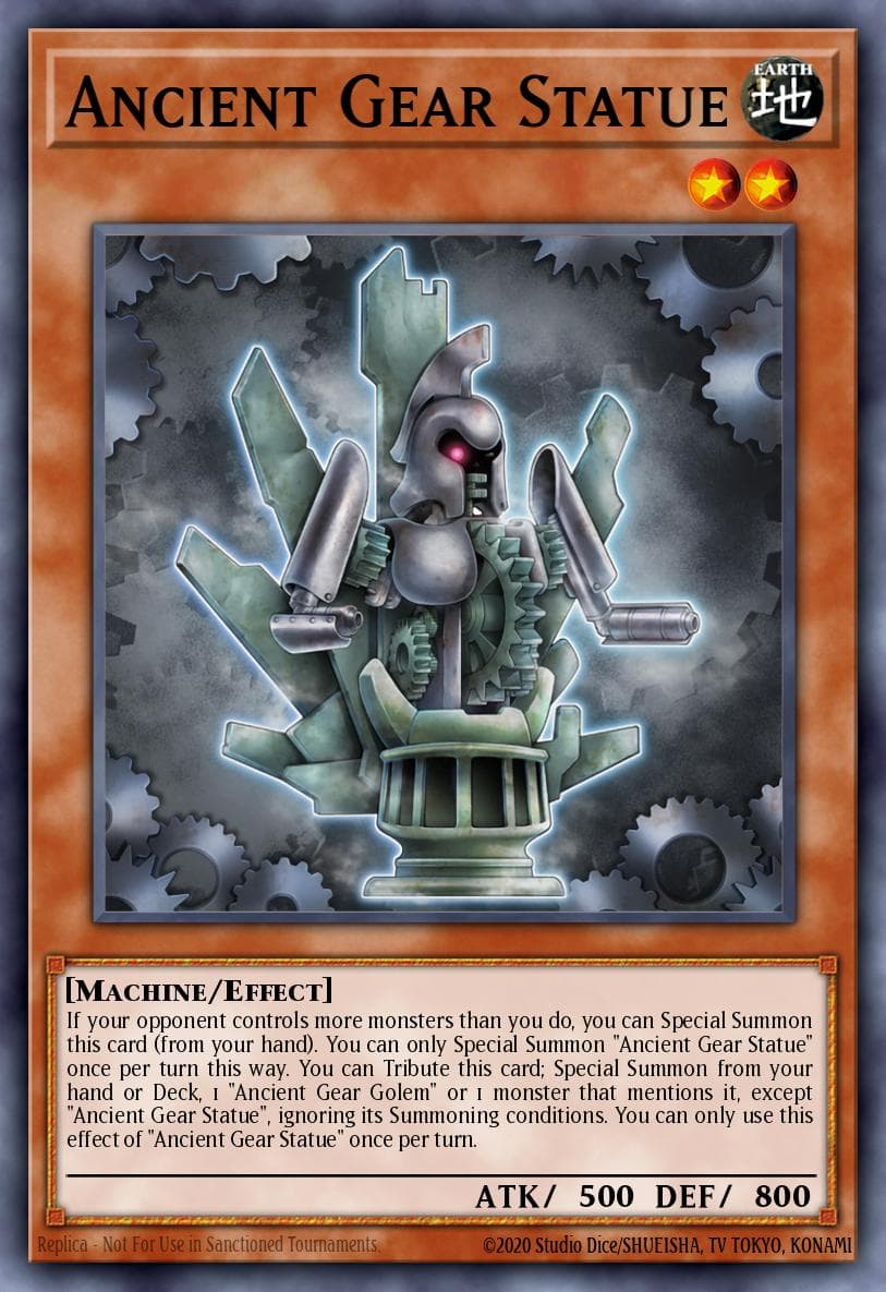 Ancient Gear Statue — Maze of the Master