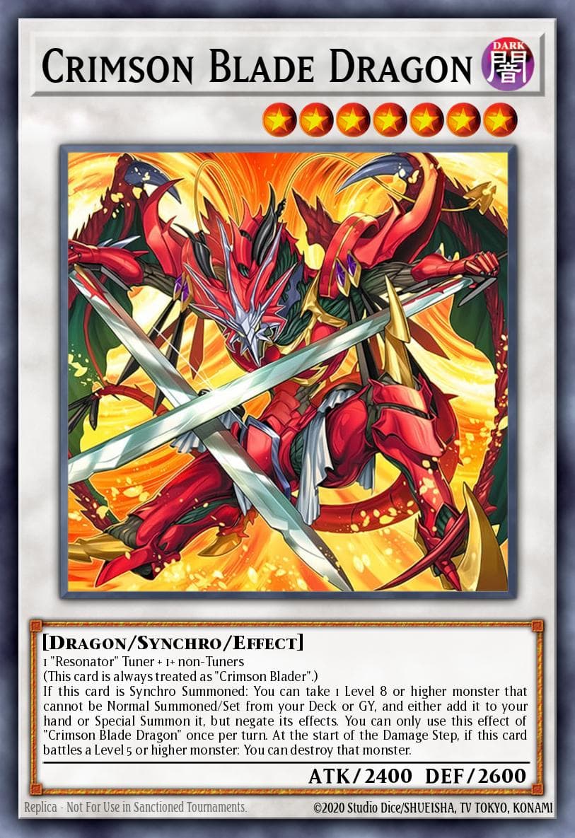 Crimson Blade Dragon — ygo-unknown