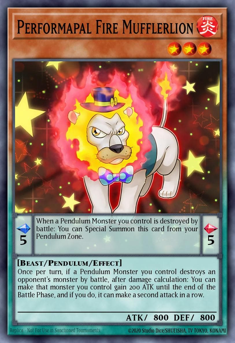 Performapal Fire Mufflerlion — 2015 Mega-Tin Mega Pack