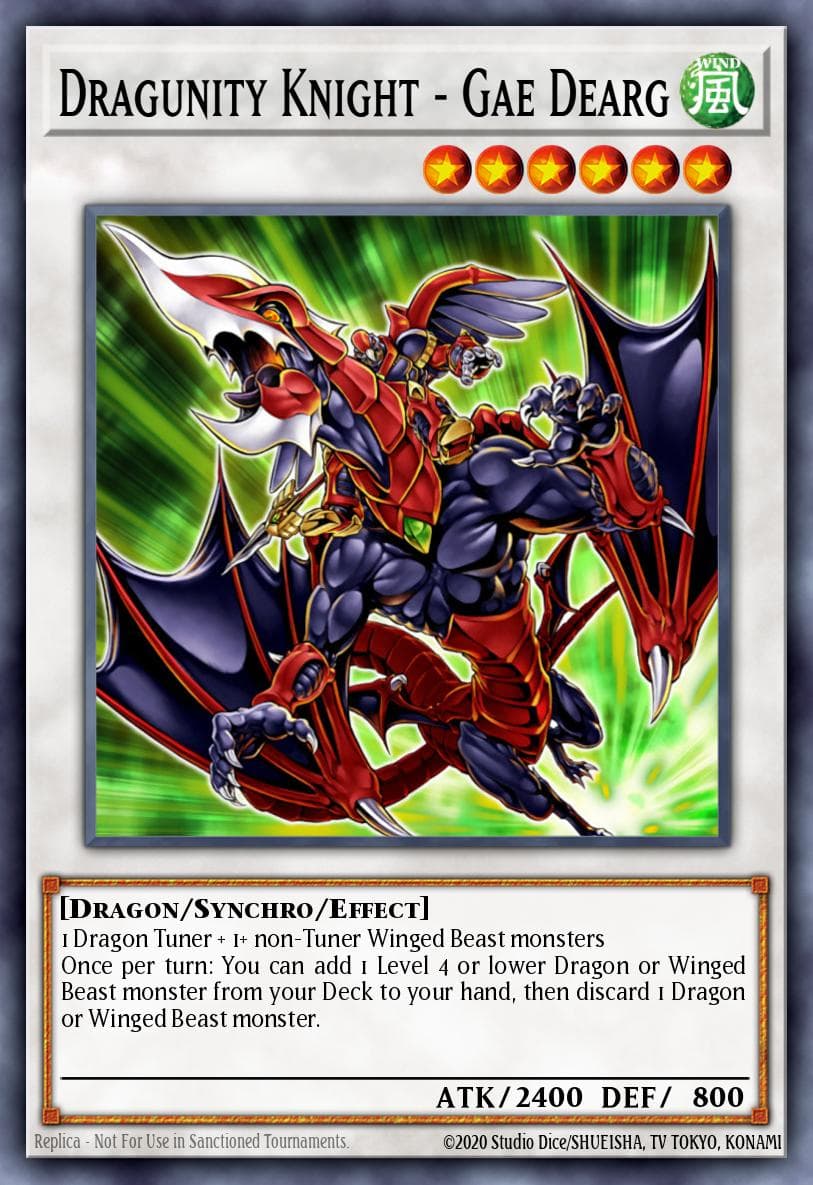 Dragunity Knight - Gae Dearg — Starstrike Blast