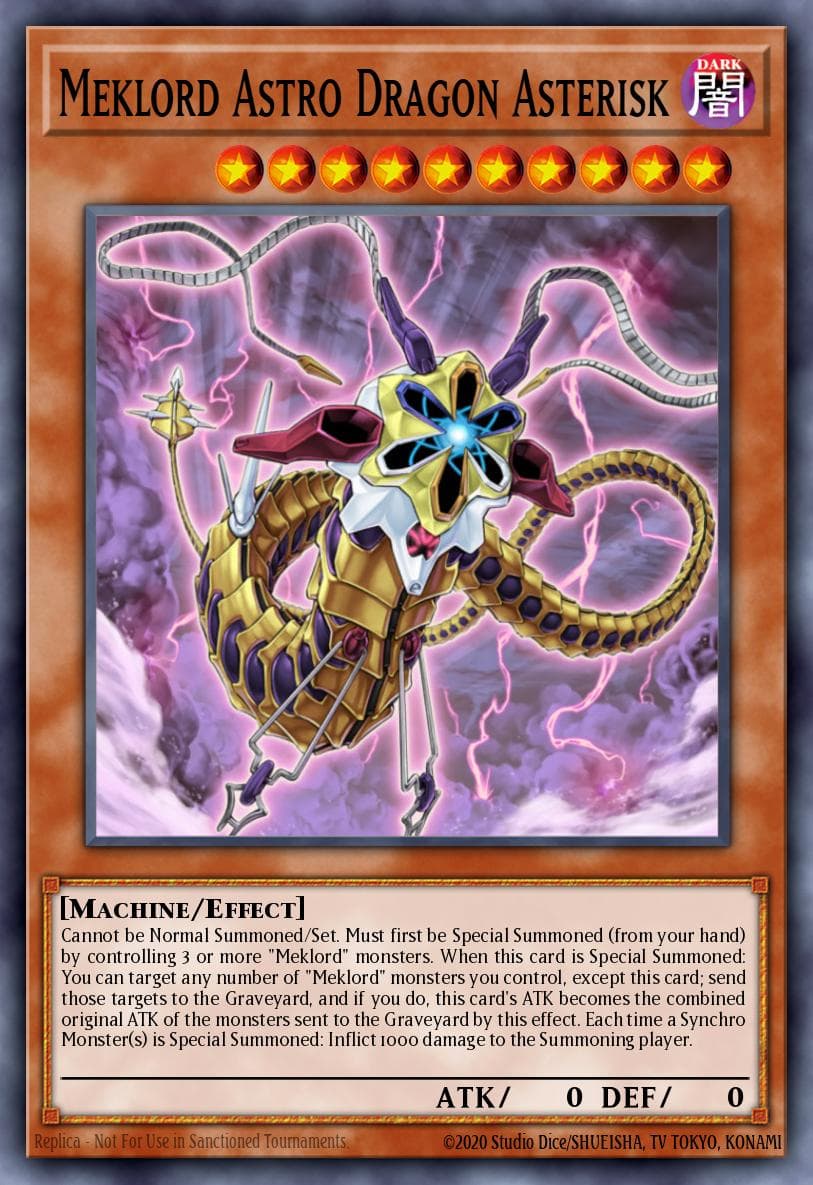 Meklord Astro Dragon Asterisk — Legendary Collection 5D's