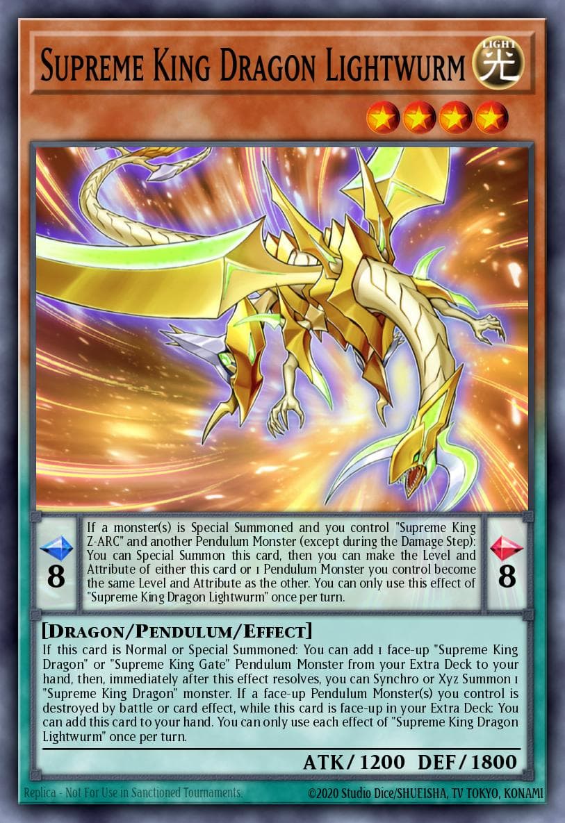 Supreme King Dragon Lightwurm — 25th Anniversary Tin: Dueling Mirrors