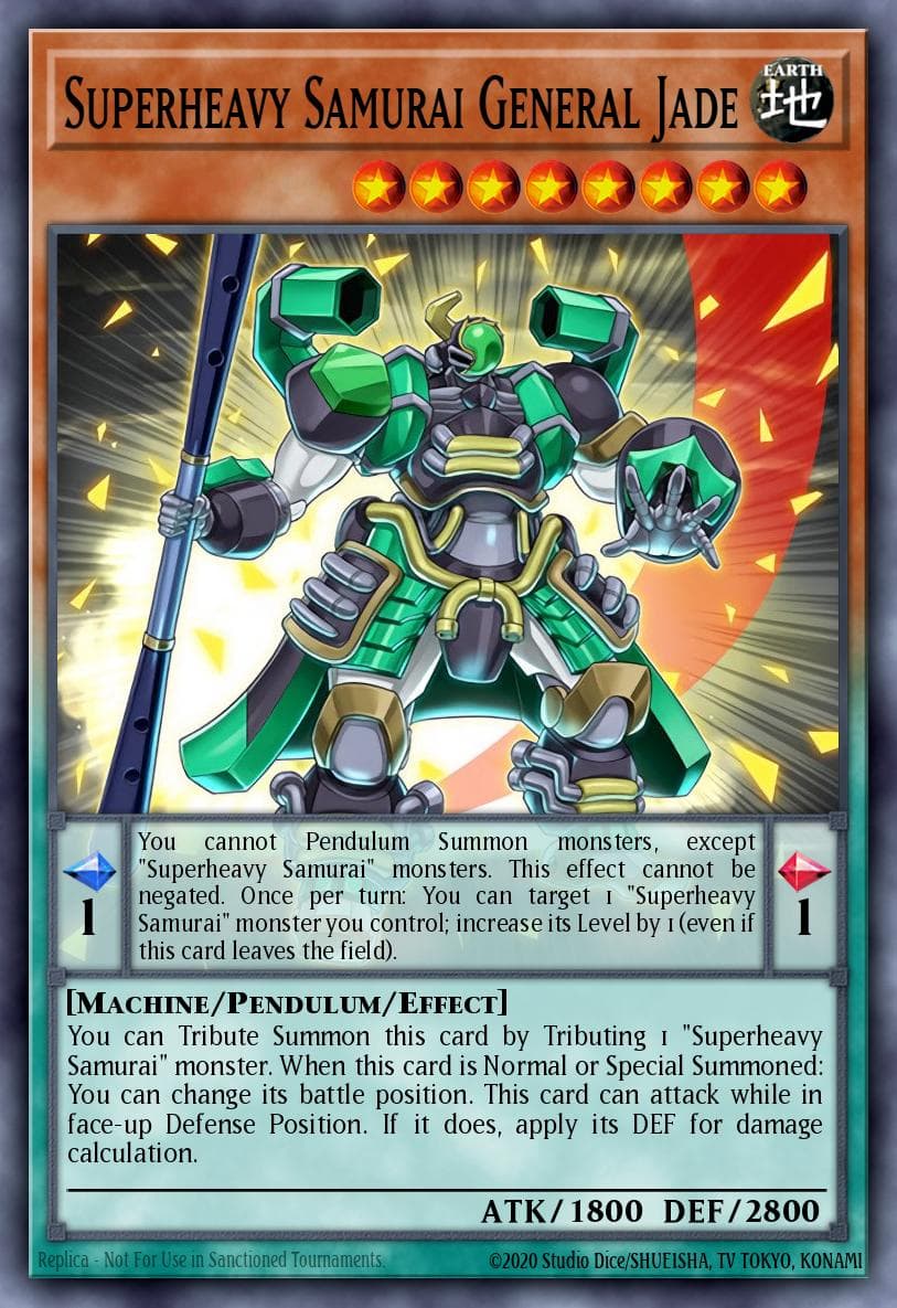 Superheavy Samurai General Jade — 2016 Mega-Tin Mega Pack