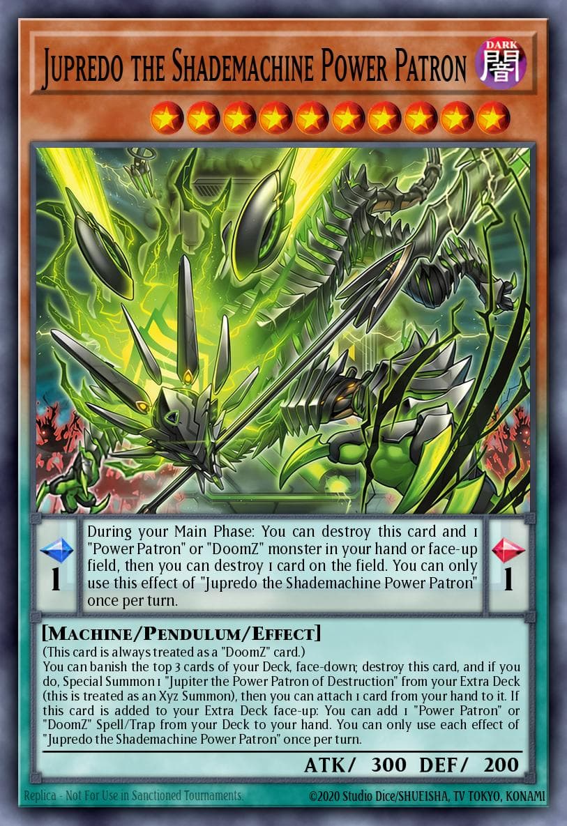 Power Patron Shadow Machine Zegredo — ygo-unknown