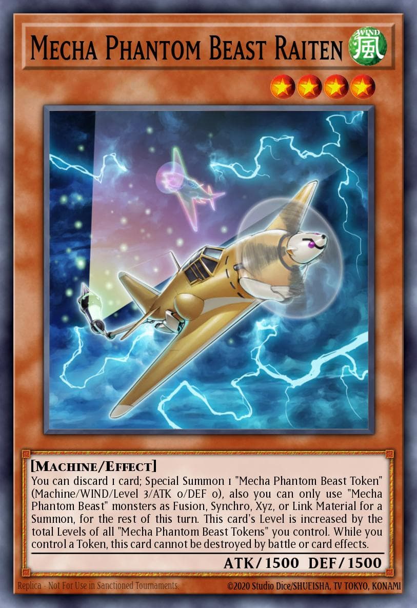 Mecha Phantom Beast Raiten — 2018 Mega-Tin Mega Pack