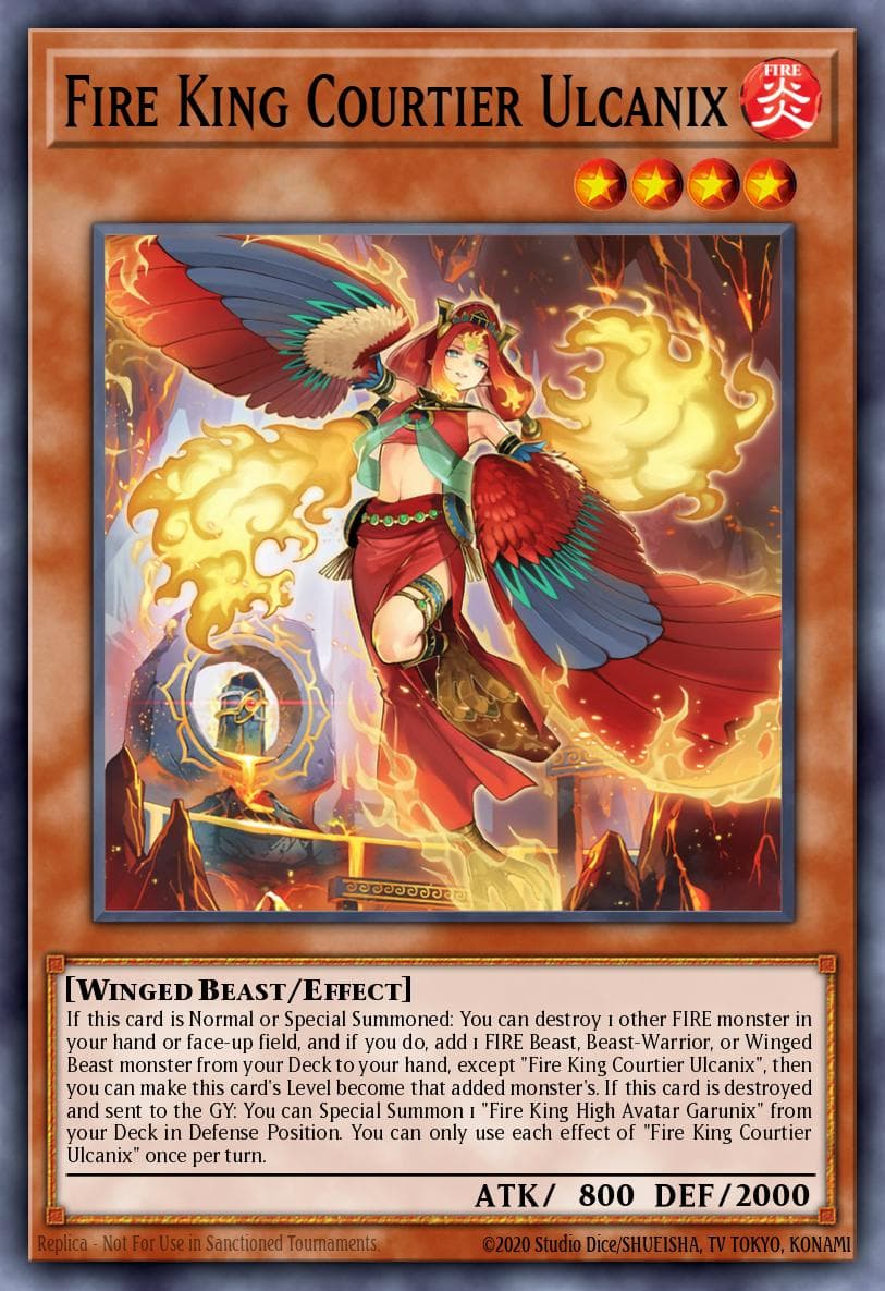 Fire King Courtier Ulcanix — Rage of the Abyss