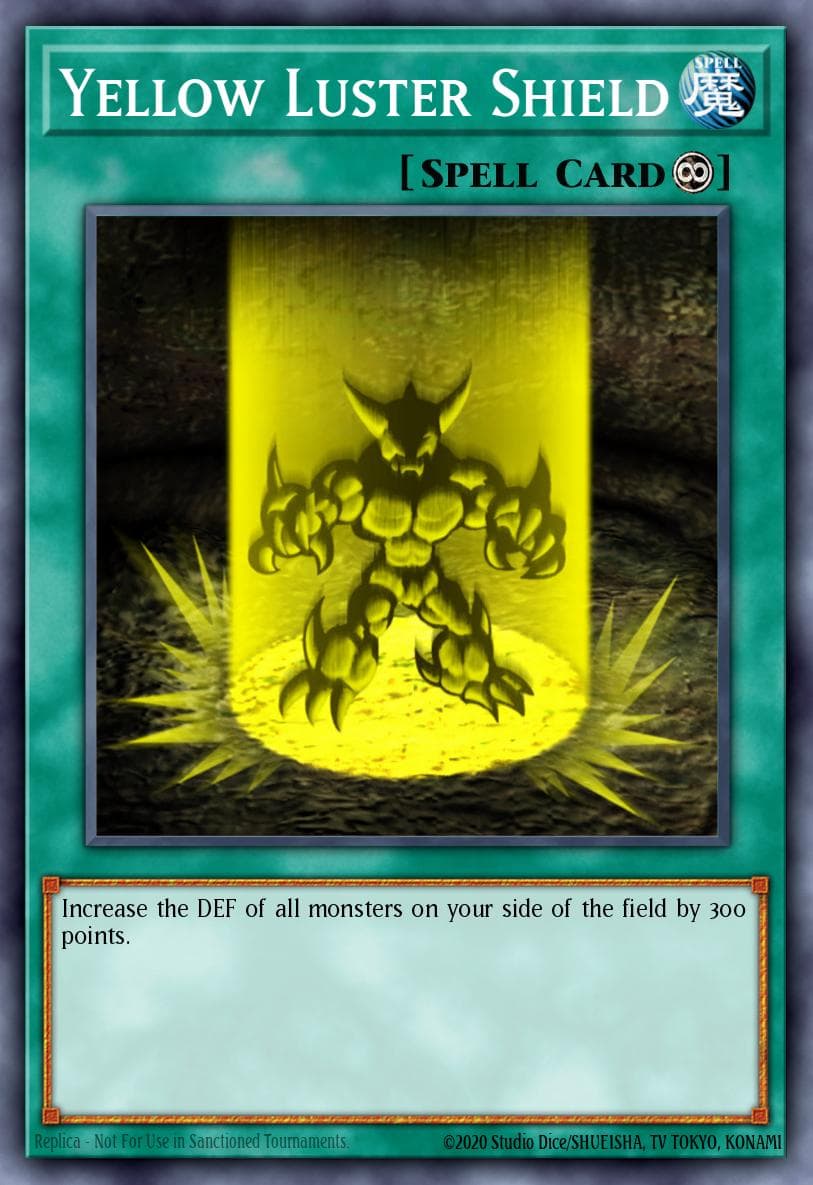 Yellow Luster Shield — Dark Revelation Volume 2
