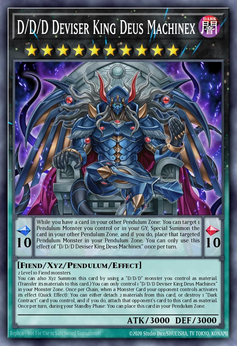 D/D/D Deviser King Deus Machinex — 25th Anniversary Tin: Dueling Heroes Mega Pack