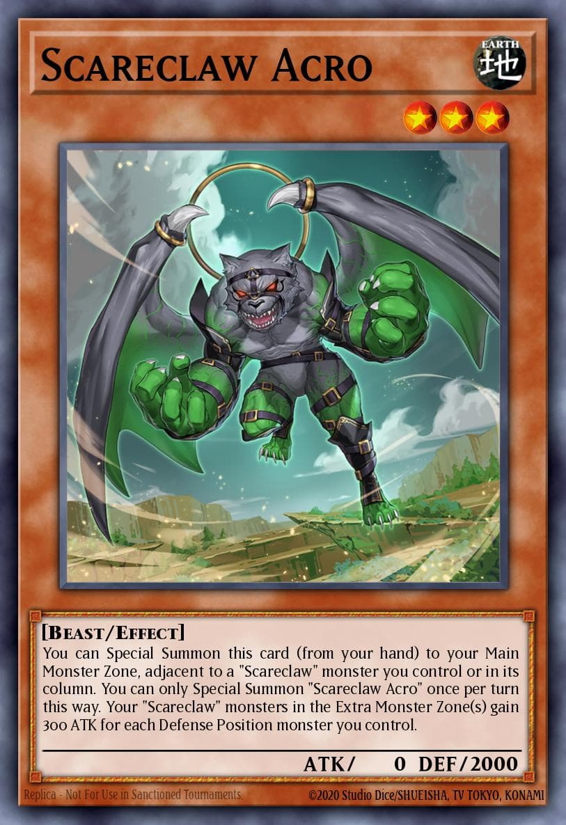 Scareclaw Acro — 25th Anniversary Tin: Dueling Heroes Mega Pack