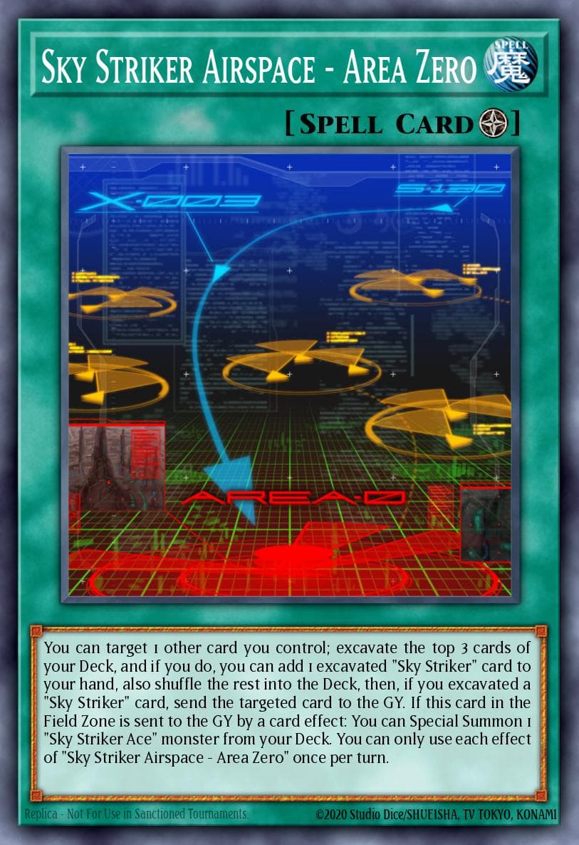 Sky Striker Airspace - Area Zero — 2019 Gold Sarcophagus Tin Mega Pack