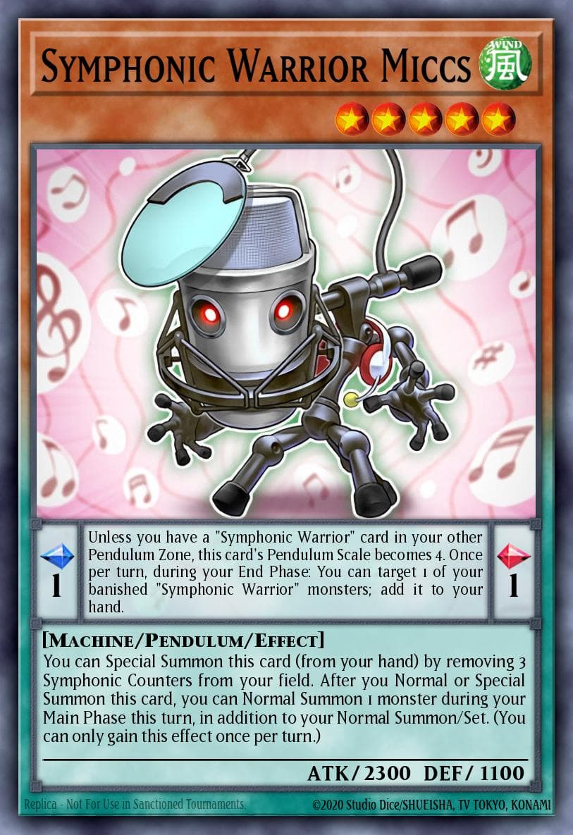 Symphonic Warrior Miccs — 2017 Mega-Tin Mega Pack