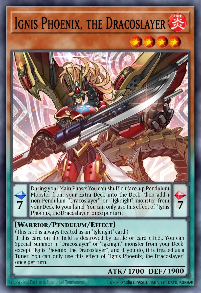 Ignis Phoenix, the Dracoslayer — 25th Anniversary Tin: Dueling Heroes Mega Pack