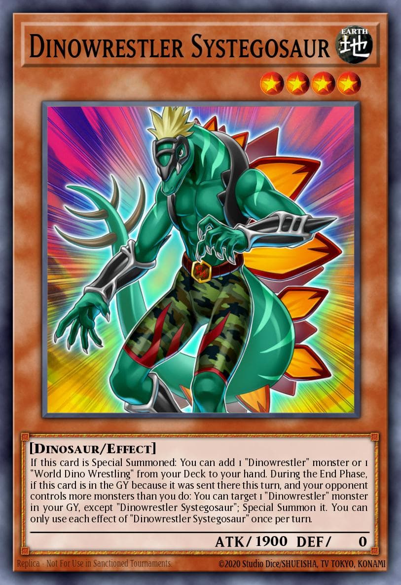 Dinowrestler Systegosaur — 2019 Gold Sarcophagus Tin Mega Pack