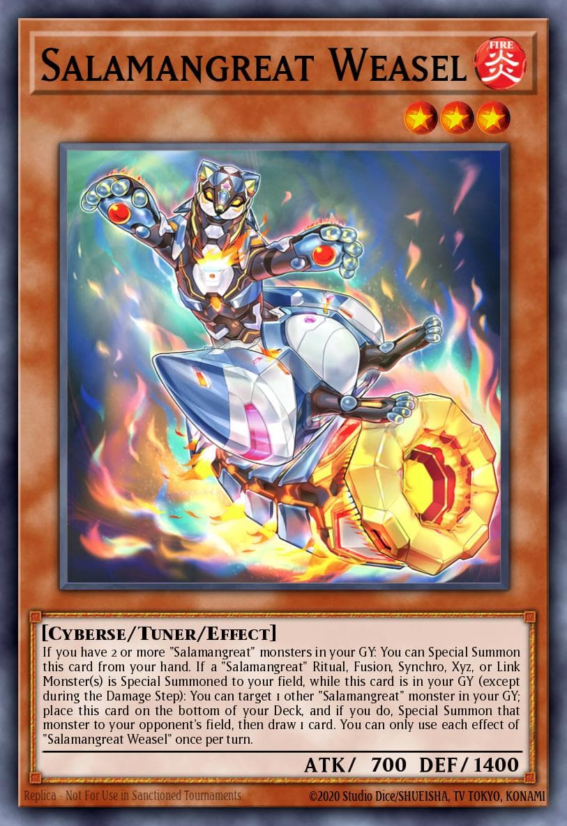 Salamangreat Weasel — Legendary Duelists: Soulburning Volcano