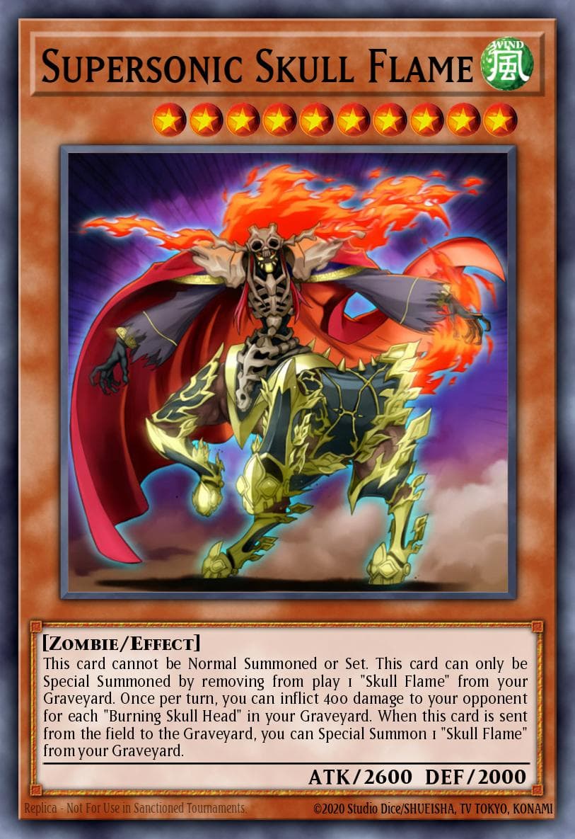Supersonic Skull Flame — Yu-Gi-Oh! 5D's Wheelie Breakers Promotional Cards