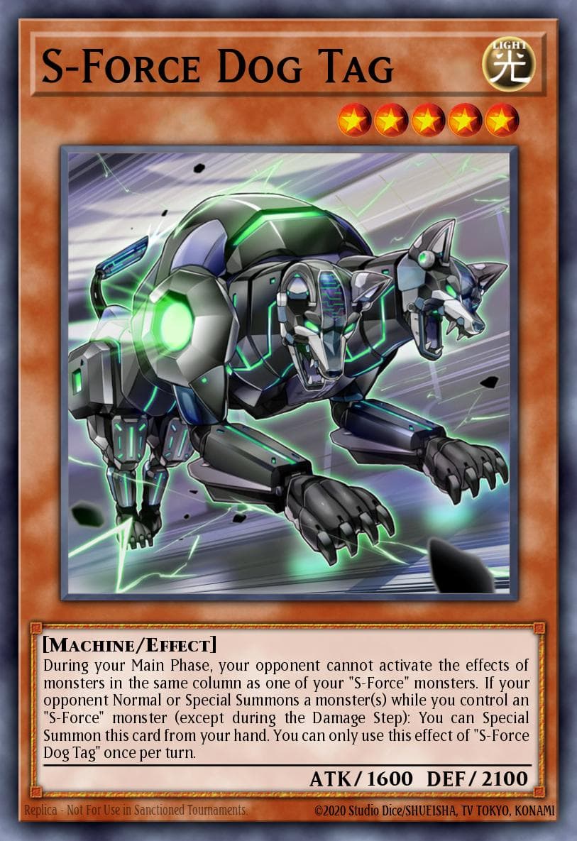 S-Force Dog Tag — Lightning Overdrive
