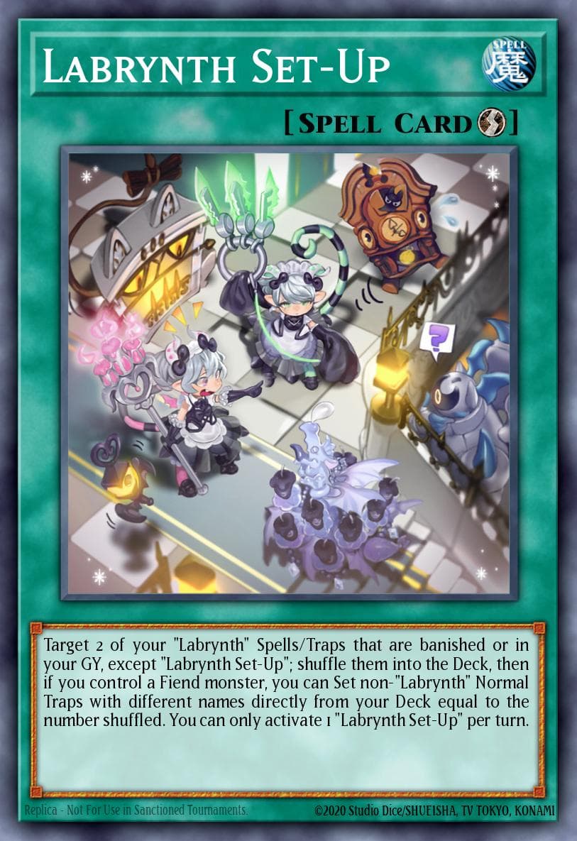 Labrynth Set-Up — 25th Anniversary Tin: Dueling Heroes Mega Pack
