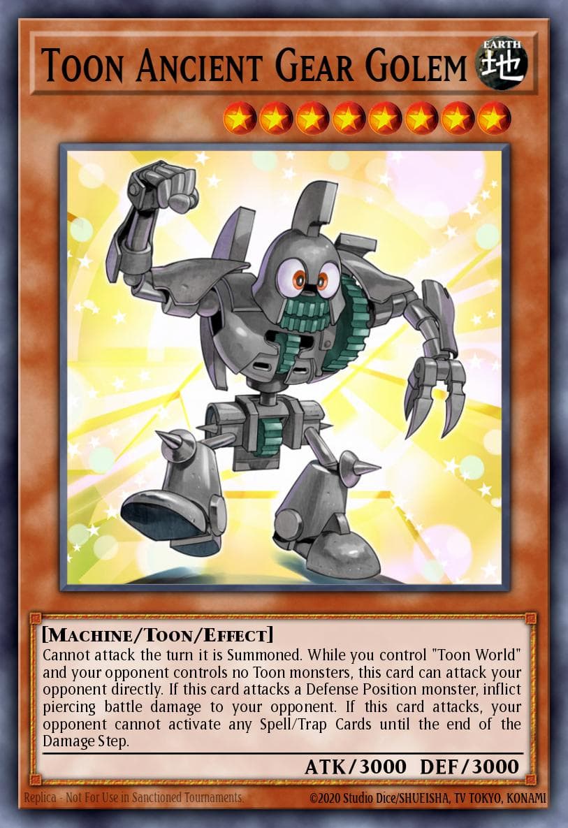 Toon Ancient Gear Golem — Dragons of Legend 2