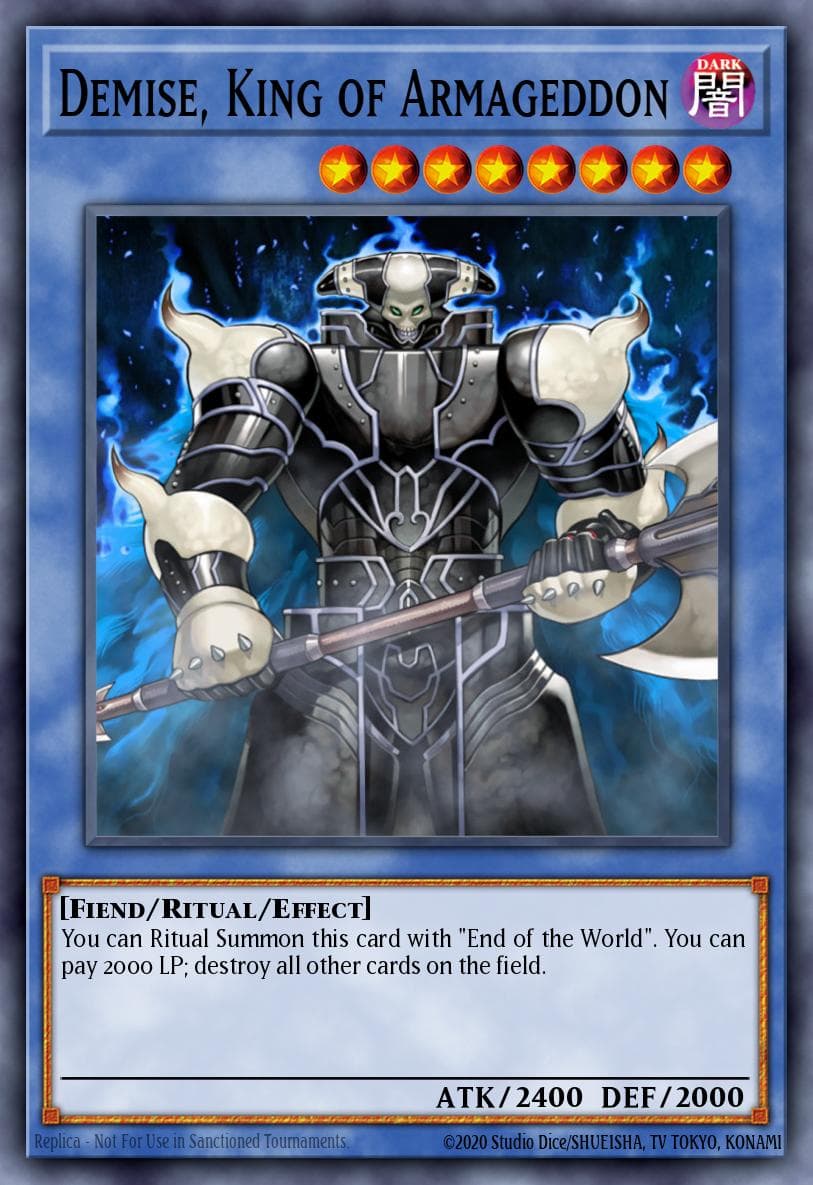 Demise, King of Armageddon — Shadow of Infinity