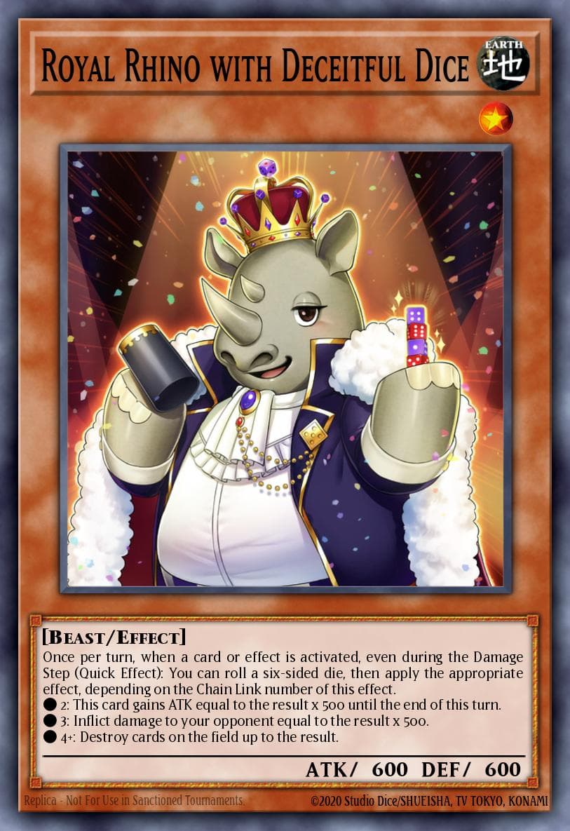 Royal Rhino with Deceitful Dice — Phantom Nightmare