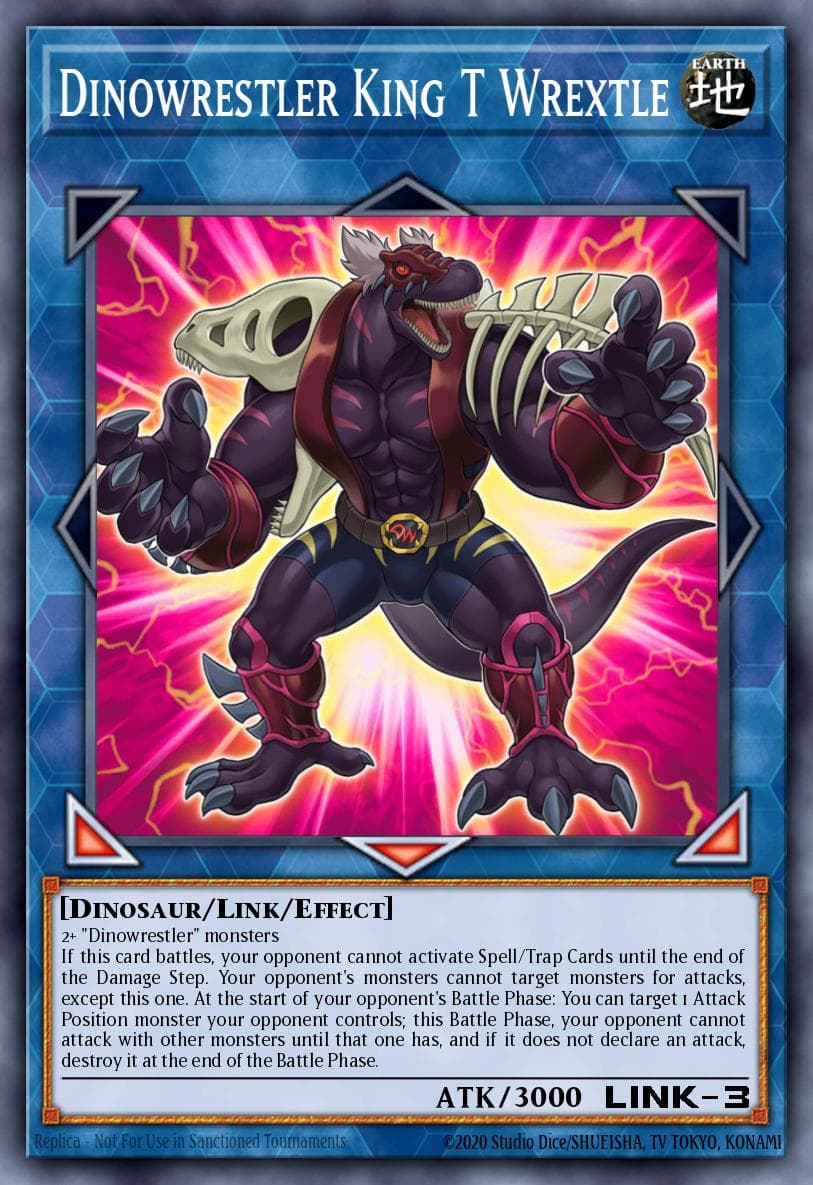 Dinowrestler King T Wrextle — 2019 Gold Sarcophagus Tin Mega Pack