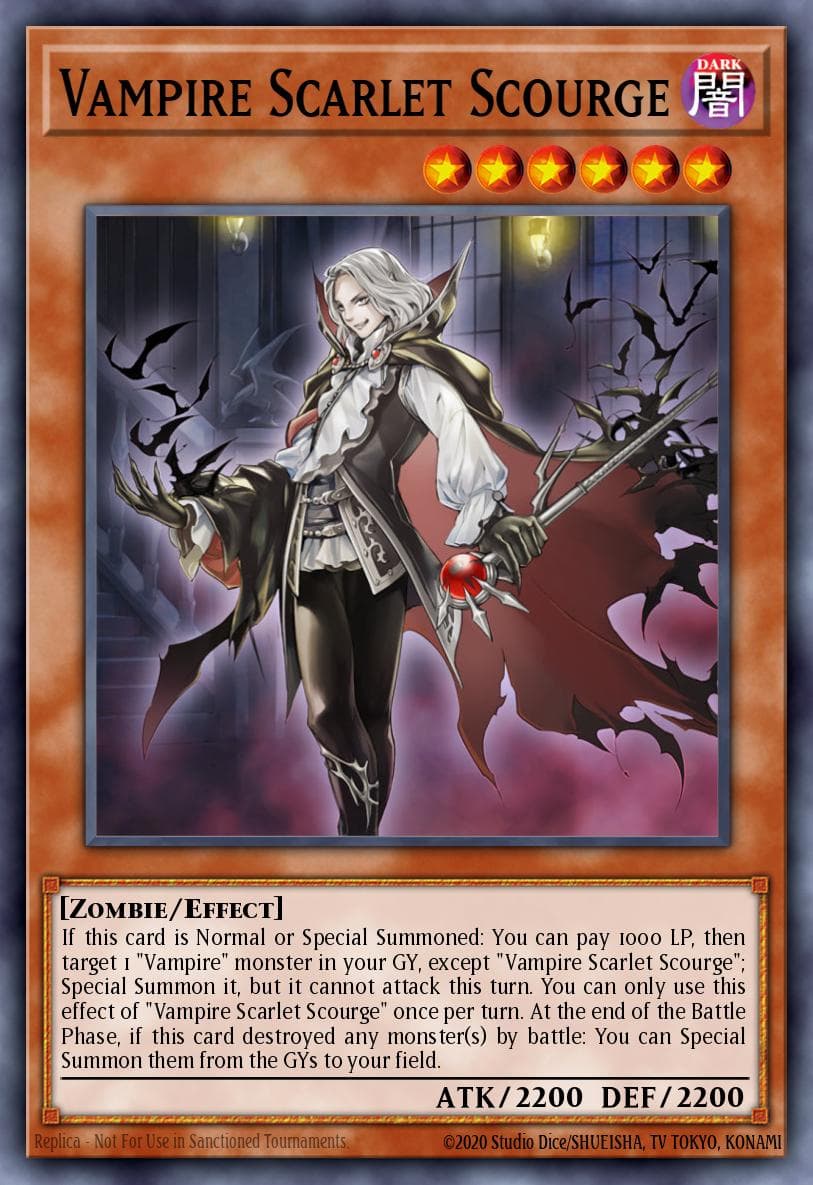 Vampire Scarlet Scourge — 2019 Gold Sarcophagus Tin Mega Pack