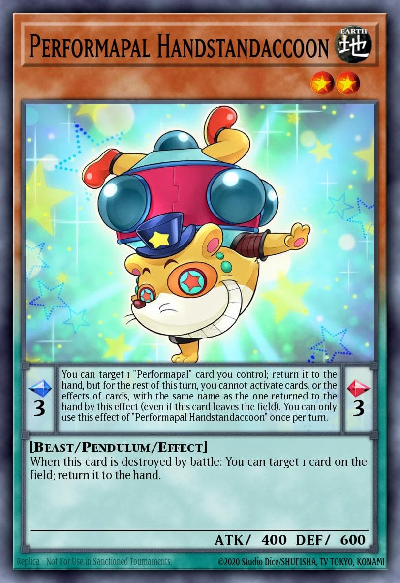 Performapal Handstandaccoon — 2017 Mega-Tin Mega Pack
