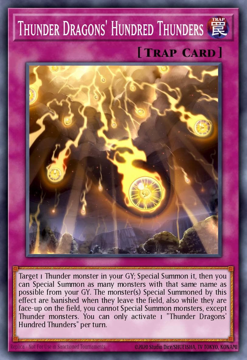 Thunder Dragons' Hundred Thunders — 2019 Gold Sarcophagus Tin Mega Pack