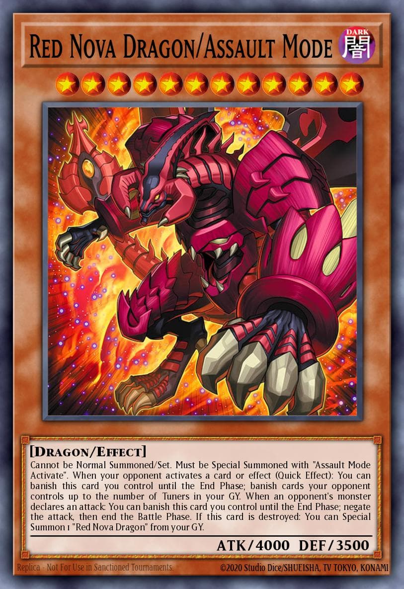Red Nova Dragon/Assault Mode — ygo-unknown