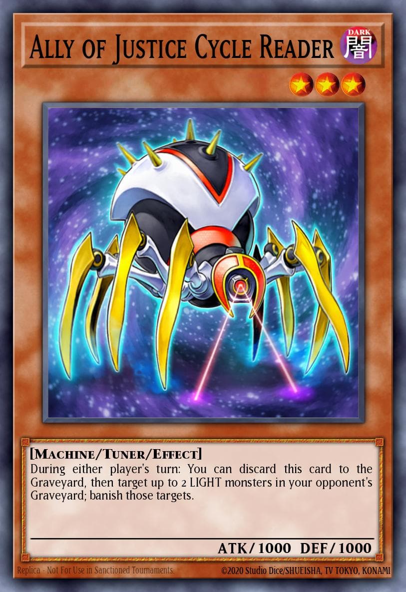 Ally of Justice Cycle Reader — Duel Terminal 3
