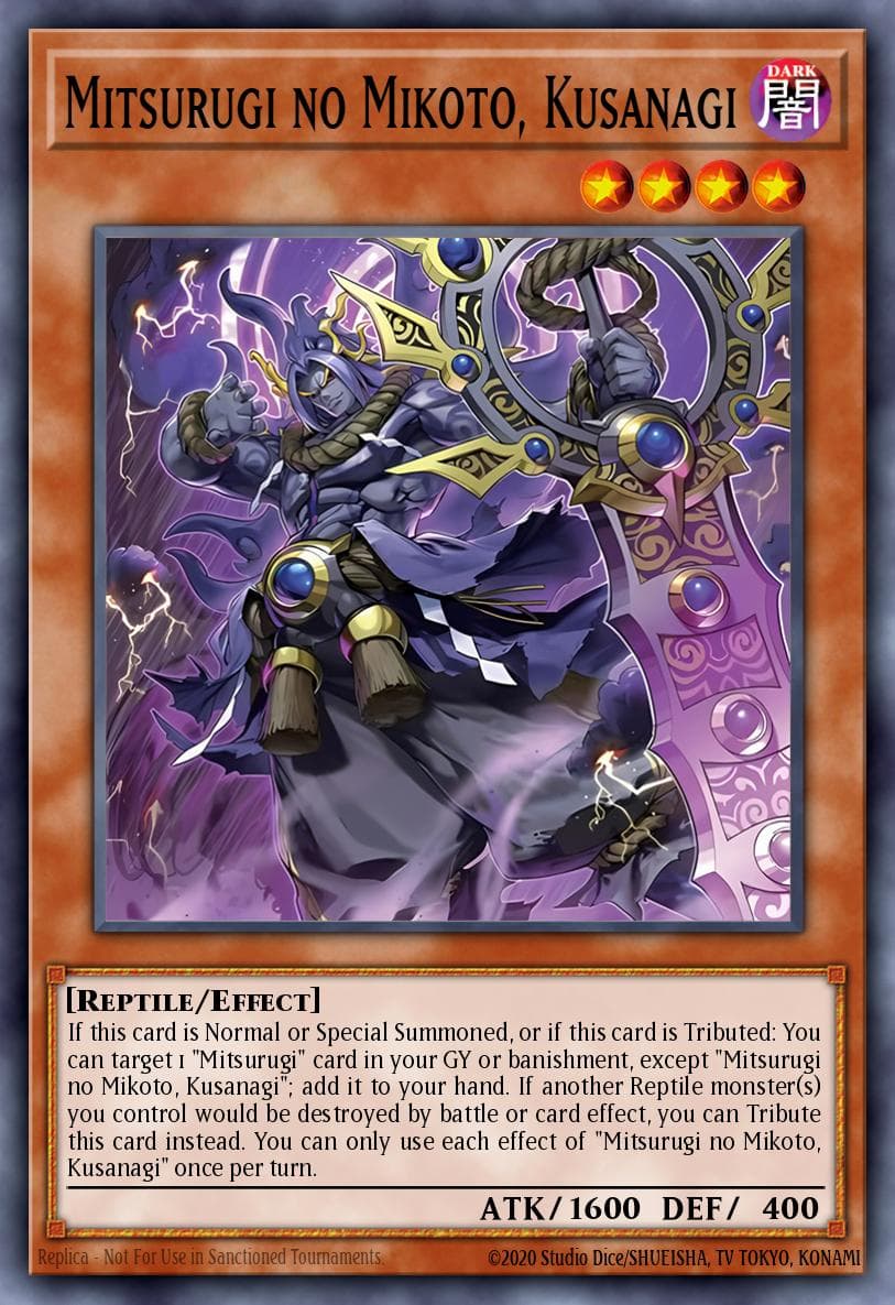 Mitsurugi no Mikoto, Kusanagi — Supreme Darkness