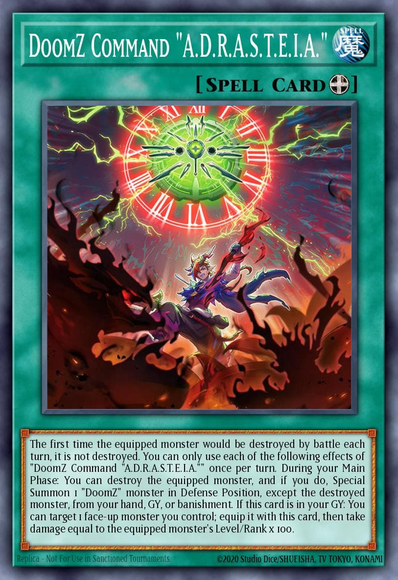 DoomZ Command "A.D.R.A.S.T.E.I.A." — ygo-unknown