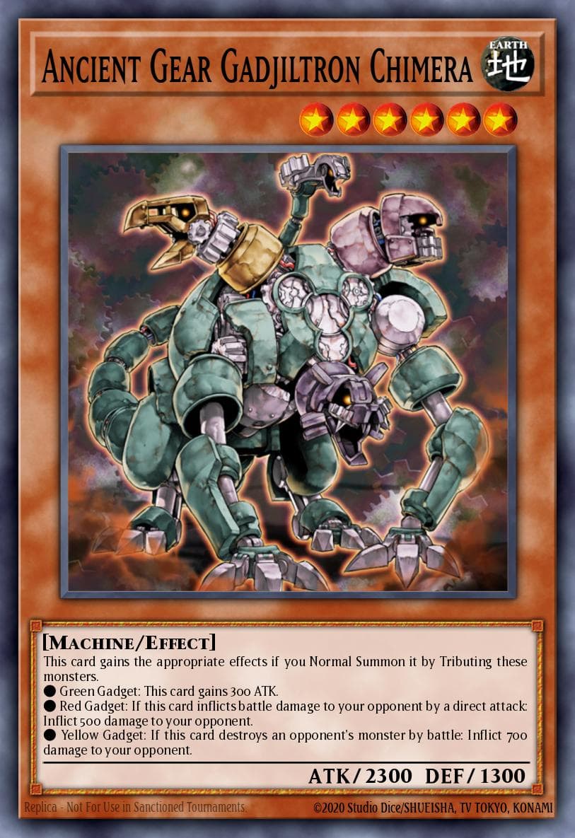 Ancient Gear Gadjiltron Chimera — Structure Deck: Machine Re-Volt
