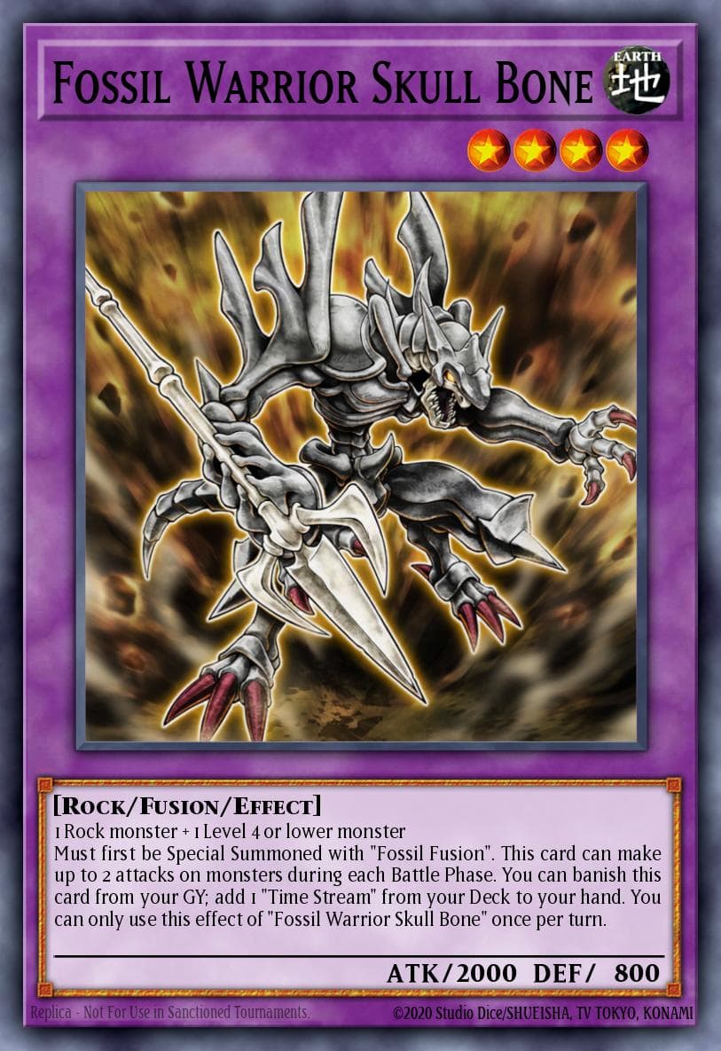 Fossil Warrior Skull Bone — Battles of Legend: Armageddon