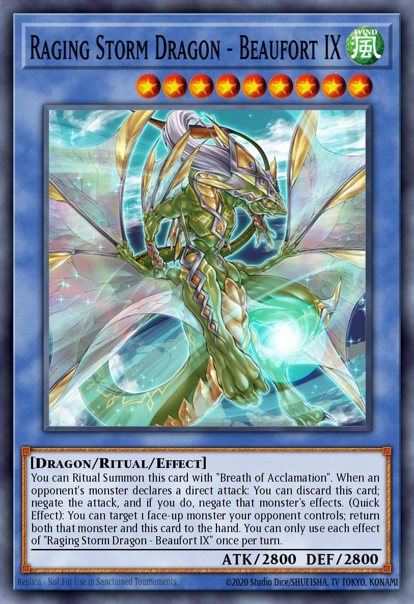 Raging Storm Dragon - Beaufort IX — Blazing Vortex