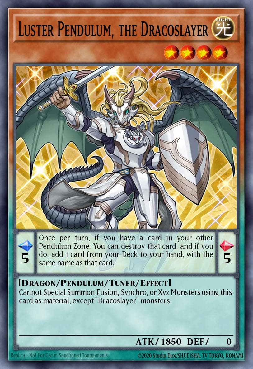 Luster Pendulum, the Dracoslayer — Clash of Rebellions