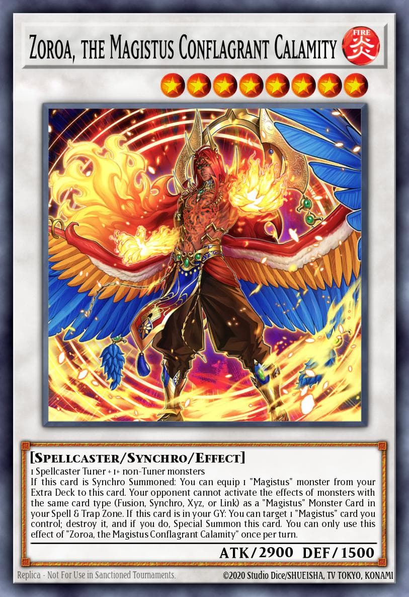 Zoroa, the Magistus Conflagrant Calamity — 2022 Tin of the Pharaoh's Gods