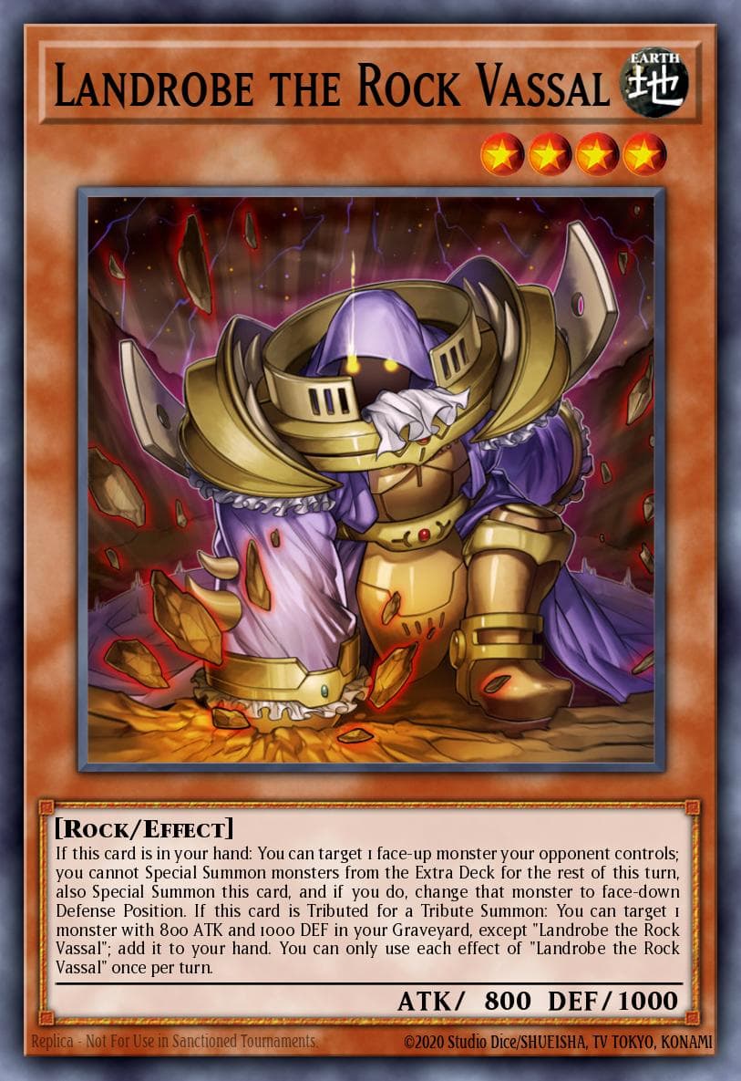 Landrobe the Rock Vassal — Structure Deck: Emperor of Darkness