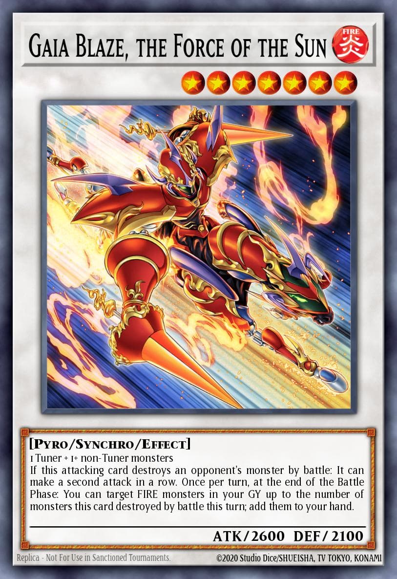 Gaia Blaze, the Force of the Sun — 25th Anniversary Tin: Dueling Mirrors