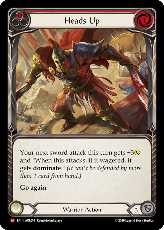 Heads Up — Blitz Deck: Tales of Aria - Oldhim
