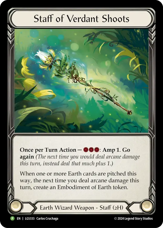 Staff of Verdant Shoots - LGS333 — Flesh and Blood: Promo Cards