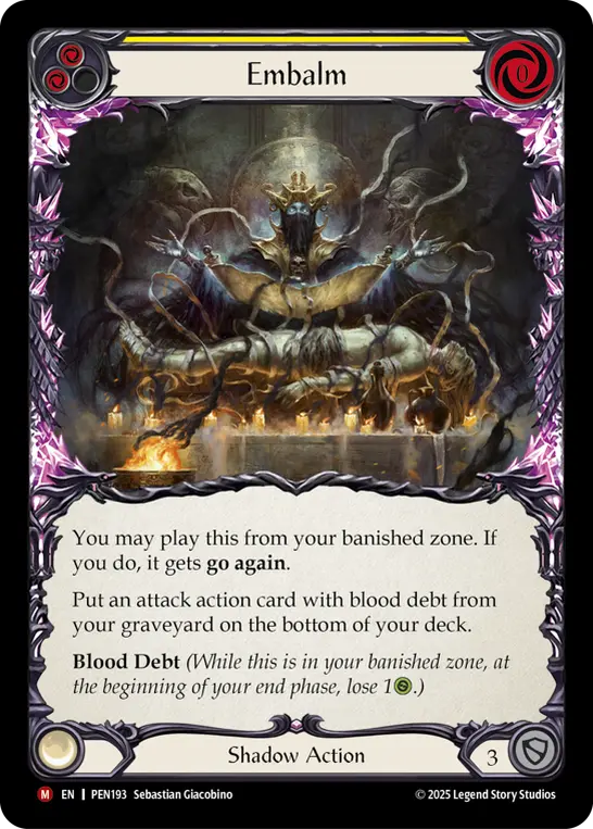 Embalm (Yellow) — Compendium of Rathe