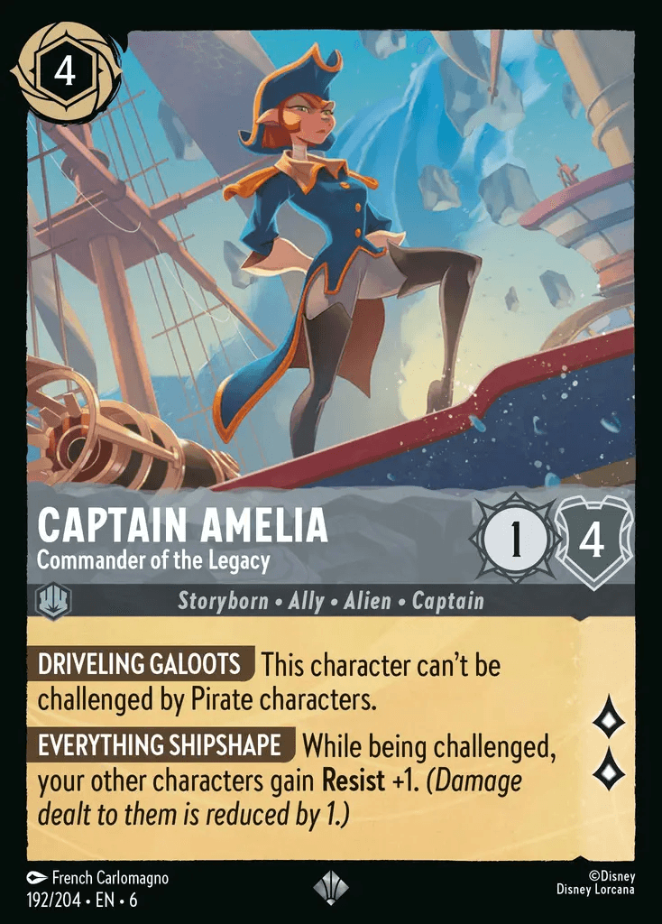 Captain Amelia - Commander of the Legacy — Azurite Sea
