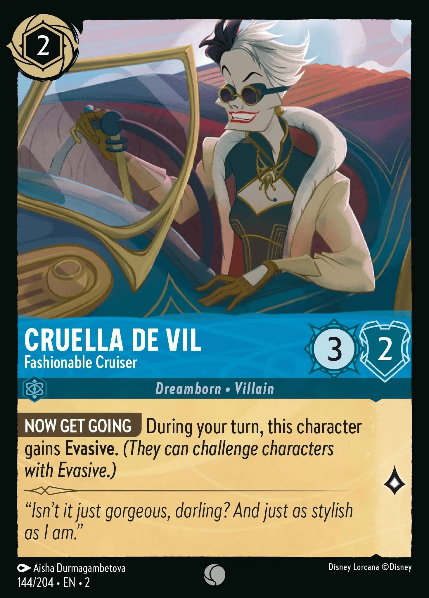 Cruella De Vil - Fashionable Cruiser — Rise of the Floodborn
