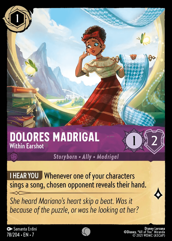 Dolores Madrigal - Within Earshot — Archazia's Island