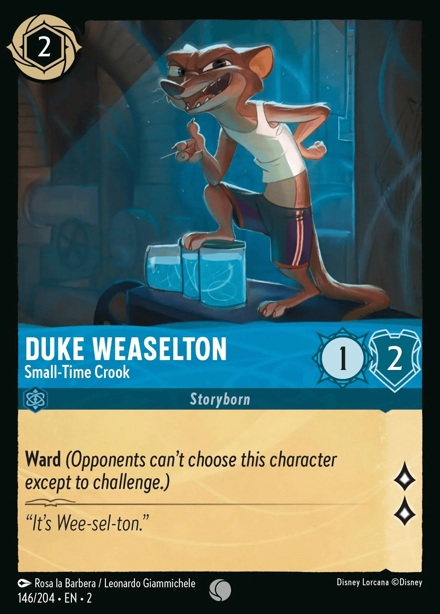 Duke Weaselton - Small-Time Crook — Rise of the Floodborn