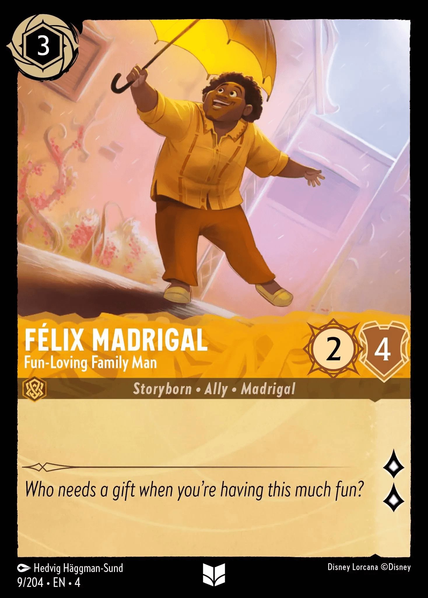 Felix Madrigal - Fun-Loving Family Man — Ursula's Return
